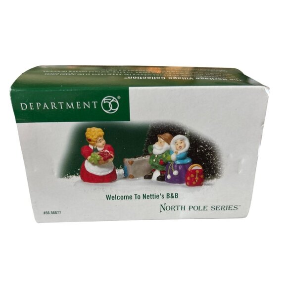 Department 56 North Pole Series - "Welcome To Netties B&B" - Vintage‎ - Picture 6 of 9